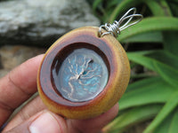 Polished Camel Thorn, Shattuckite & Tree Of Life Pendant - sold per piece From South Africa - TopRock