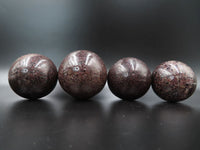 Polished Garnet Spheres x 4 From Madagascar - TopRock