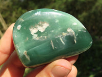 Polished Mtorolite Emerald Chrysoprase Free Forms  x 12 From Mutorashanga, Zimbabwe - TopRock