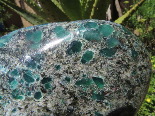 Polished Emeralds In Matrix Free Form x 1 From Sandawana, Zimbabwe - TopRock