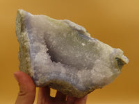 Natural Blue Lace Agate Geodes x 2 From Nsanje, Malawi - TopRock