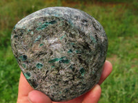 Polished Emeralds In Matrix Standing Free Forms x 2 From Sandawana, Zimbabwe - TopRock