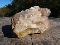 Natural Smokey Phantom Quartz Clusters x 2 From Lwena, Congo - TopRock