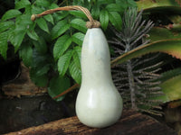 Polished Leopard Stone & Marble Butternut Carvings x 4 From Zimbabwe - TopRock