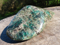 Polished Large Variably Gemmy Emeralds In Matrix Free Form x 1 From Sandawana, Zimbabwe - TopRock