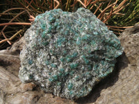 Natural Emeralds In Matrix Specimens x 2 From Sandawana, Zimbabwe - TopRock