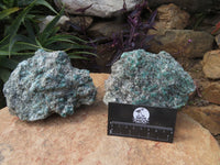 Natural Emeralds In Matrix Specimens x 2 From Sandawana, Zimbabwe - TopRock