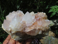 Natural Drusy Coated Unique Spirit Quartz Clusters x 3 From Boekenhouthoek, South Africa - TopRock