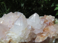 Natural Drusy Coated Unique Spirit Quartz Clusters x 3 From Boekenhouthoek, South Africa - TopRock