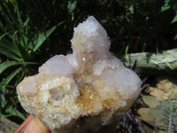 Natural Drusy Coated Unique Spirit Quartz Clusters x 3 From Boekenhouthoek, South Africa - TopRock