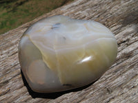 Polished Large Agate Hearts With Banding & Quartz  x 2 From Madagascar - TopRock