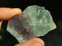 Polished Semi Translucent Watermelon Fluorite Slices x 2 From Namibia - TopRock