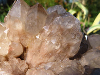 Natural Smokey Phantom Quartz Cluster x 1 From Lwena, Congo - TopRock