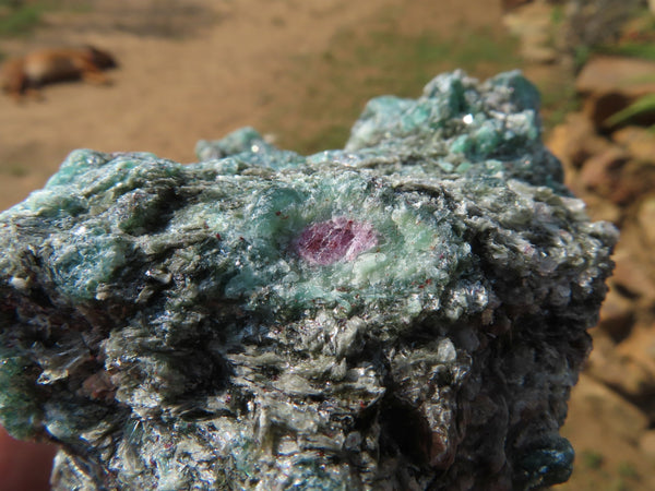 Natural Emeralds In Matrix x 3 From Zimbabwe - TopRock