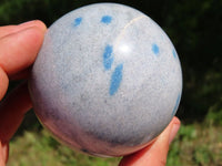 Polished Blue Spotted Spinel Spheres x 6 From Ambatofinadrahana, Madagascar - TopRock