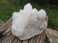 Natural Snow White Madagascar Quartz Cluster x 1 From Madagascar - TopRock