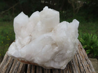 Natural Snow White Madagascar Quartz Cluster x 1 From Madagascar - TopRock