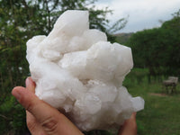 Natural Snow White Madagascar Quartz Cluster x 1 From Madagascar - TopRock