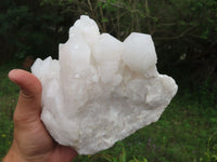 Natural Snow White Madagascar Quartz Cluster x 1 From Madagascar - TopRock