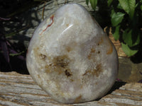 Polished Coral Flower Agate Standing Free Forms x 3 From Madagascar - TopRock