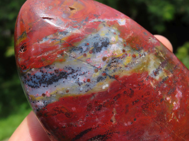 Green and red on sale jasper