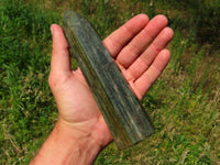 Polished Banded Green Fuchsite Crystal Points x 4 From Madagascar - TopRock