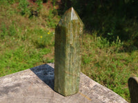 Polished Banded Green Fuchsite Crystal Points x 4 From Madagascar - TopRock