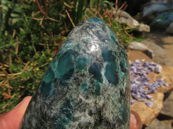 Polished Emeralds In Matrix Free Forms x 2 From Sandawana, Zimbabwe - TopRock