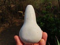 Polished Marble & Leopard Stone Butternut Carvings x 6 From Zimbabwe - TopRock