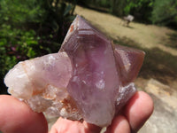 Natural Small Haematoid Zambian Amethyst Crystal Clusters x 2 From Mumbwe, Zambia - TopRock