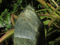 Polished Banded Fuchsite Crystal Points x 2 With Matrix Matrix x 3 From Madagascar - TopRock