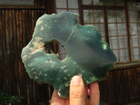 Polished Mtorolite Emerald Chrome Chrysoprase Plates x 3 From Mutorashanga, Zimbabwe - TopRock