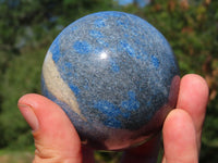 Polished Blue Spotted Spinel Spheres x 2 From Madagascar - TopRock