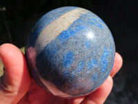 Polished Blue Spotted Spinel Spheres x 2 From Madagascar - TopRock