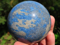 Polished Blue Spotted Spinel Spheres x 2 From Madagascar - TopRock