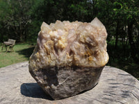 Natural Large Smokey Phantom Cluster x 1 From Lwena, Congo - TopRock