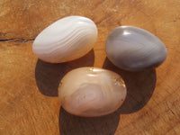 Polished Agate Small Gallets x 16 From Madagascar - TopRock