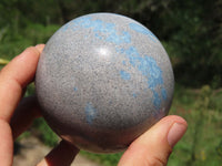 Polished Blue Spotted Spinel Spheres x 2 From Madagascar - TopRock