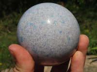 Polished Blue Spotted Spinel Spheres x 2 From Madagascar - TopRock