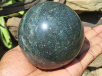 Polished Green Fuchsite Spheres x 2 From Madagascar - TopRock