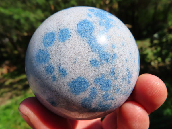 Polished Blue Spotted Spinel Spheres x 6 From Madagascar - TopRock