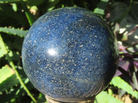 Polished Lazulite Spheres x 2 From Ambatfinhandrana, Madagascar - TopRock