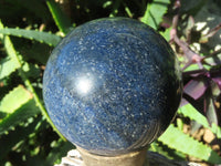 Polished Lazulite Spheres x 2 From Ambatfinhandrana, Madagascar - TopRock