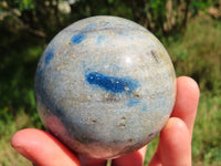 Polished Blue Spotted Spinel Spheres x 3 From Madagascar - TopRock