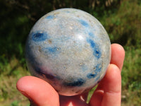 Polished Blue Spotted Spinel Spheres x 3 From Madagascar - TopRock