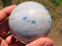 Polished Blue Spotted Spinel Spheres x 3 From Madagascar - TopRock