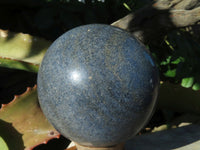 Polished Lovely Blue Lazulite Spheres x 2 From Ambatfinhandrana, Madagascar - TopRock