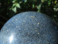 Polished Lovely Blue Lazulite Spheres x 2 From Ambatfinhandrana, Madagascar - TopRock