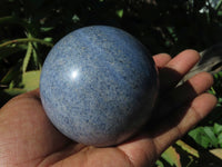 Polished Lazulite Spheres x 2 From Ambatfinhandrana, Madagascar - TopRock