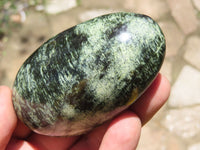 Polished Serpentine Leopard Stone Free Forms x 11 From Nyanga, Zimbabwe - TopRock